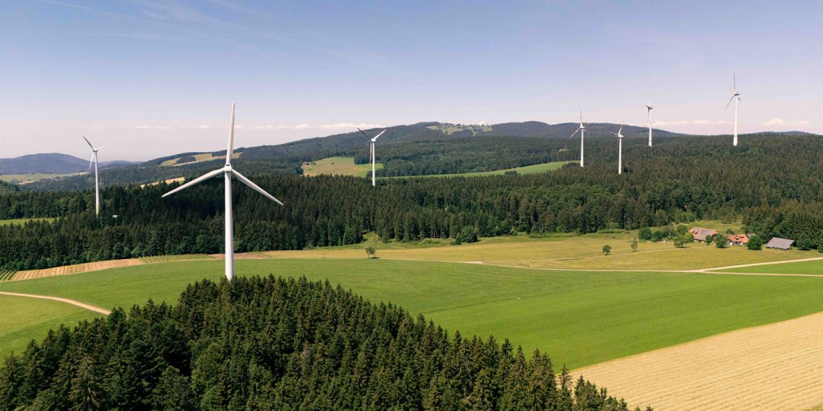 Vorstellung des Energieparks in St. Peter - Windräder auf der Platte bei St. Peter